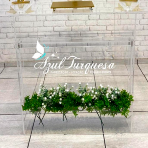 Acrílico Mesa floreira 6mm