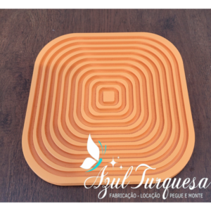 Bandeja Frisada Quadrada