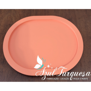 Bandeja Mimos Oval com borda