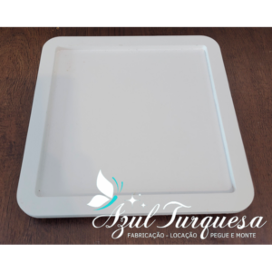 Bandeja Mimos Quadrada com borda