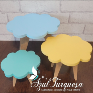 Trio de Bandejas Nuvem