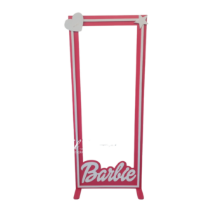 Frente caixa barbie