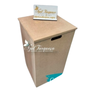 Decoração MDF Caixa para Acrílico 50cm x 50cm x 80cm