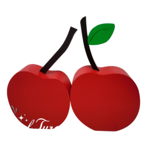 Decoração MDF Cereja 3D chão