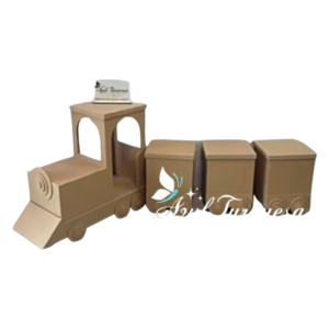 Decoração MDF Trem chão