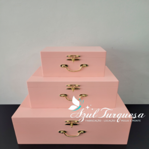 Decoração MDF Trio Maletas