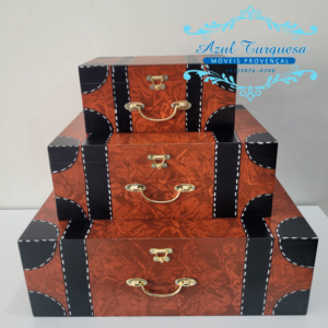 Decoração MDF Trio Maletas