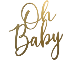 Decoração MDF Escrita parede em 6mm 36cm x 36cm