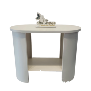 mesa orgânica cilindro com borda katy