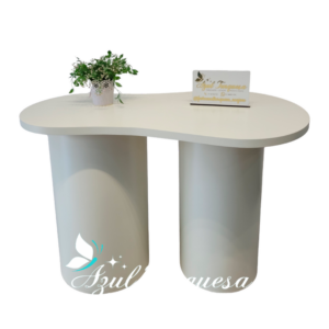 mesa orgânica cilindro garden desmontável