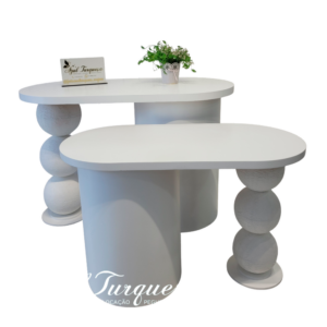 mesa orgânica cilindro jogo esfera desmontável