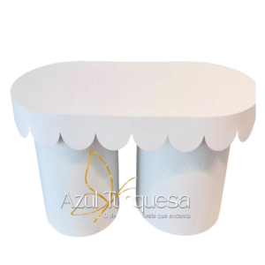 mesa orgânica vemtral babado desmontável