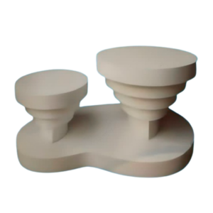 mesa orgânica trio degradê