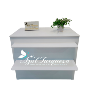 mesa desmontável prateleira