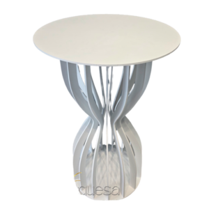 mesa para bolo cilindro ampulheta