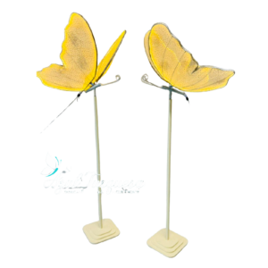 borboleta led tecido