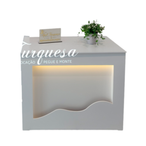 mesa floreira com led
