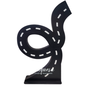 Painel chão temático Pista chapado