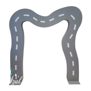 Portal chão temático Pista 3D