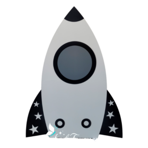 Painel chão temático Foguete