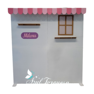 Painel chão temático Telhadinho