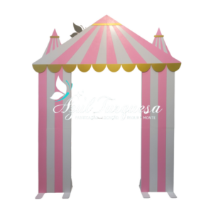 Painel chão temático Circo Tenda Fran