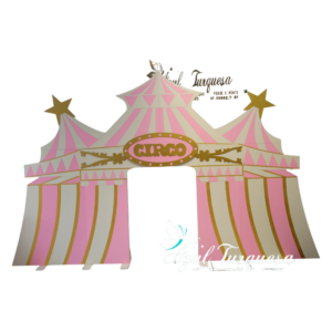 Painel chão temático Circo Fran