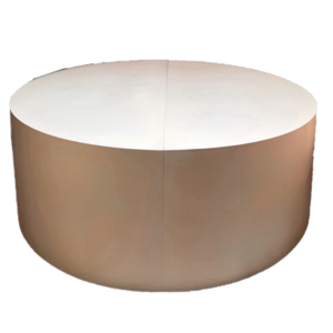 Mesa cilindro desmontável no meio