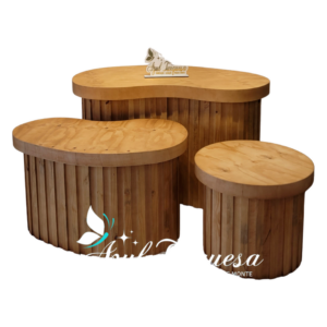pinus kit mesas completo rústico orgânico ribeiro