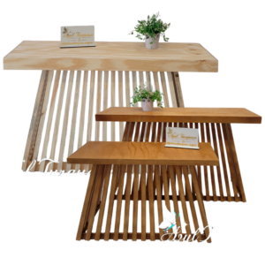 pinus mesa madu desmontável 3 lados