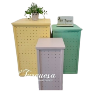 trio cubos desmontável 3 lados