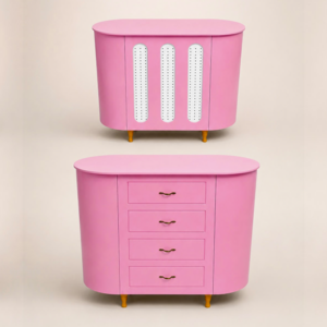 Mesa desmontável oval Bianca