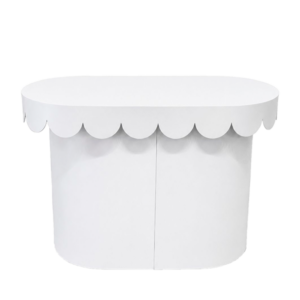 Mesa tino com mesa oval