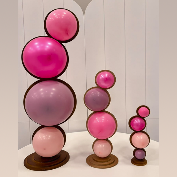 Haste balões Bubble (cada)