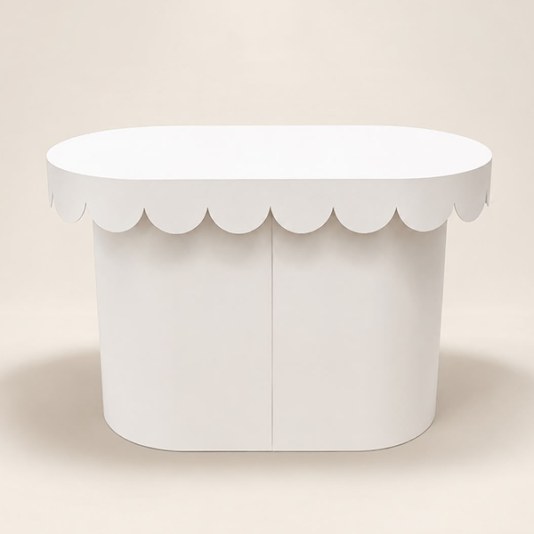 Mesa oval slim lisa tampo tino