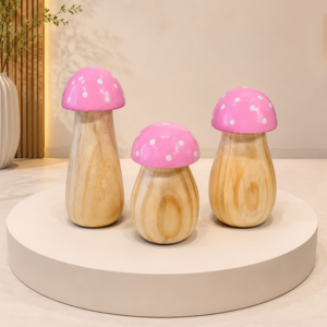 Trio cogumelo de mesa