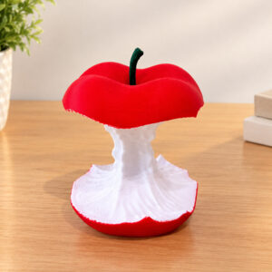 Peça 3D fruta maçã mordida