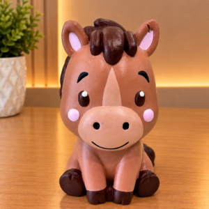 Peça 3D fazenda  cavalo