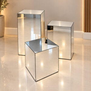 Acrílico trio cubos espelhado